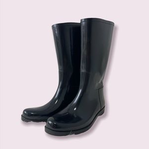 SOLD Coach Patent Rain Boots Size 10